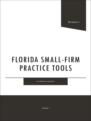 cover image of Florida Small-Firm Practice Tools